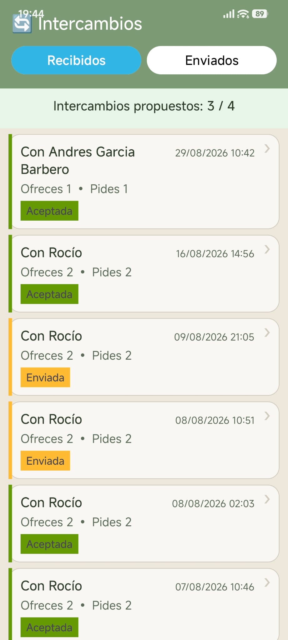 Acuerda cambios fácilmente